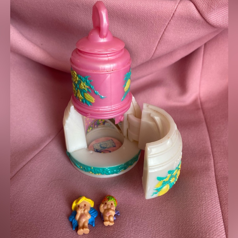 Kenner Fairy winkles peak-in perfume toy 1993 vintage with 2 fairy babies